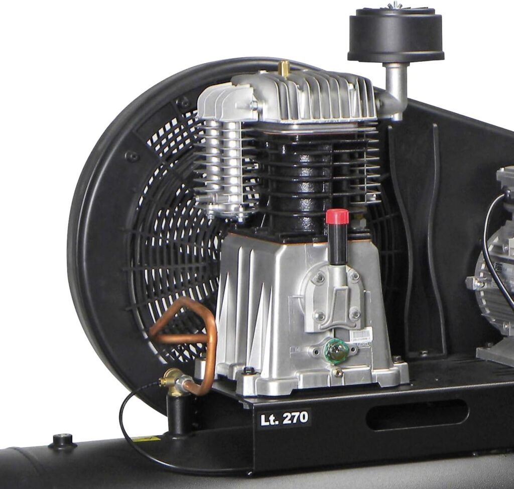 SIP Airmate TN7.5/270 Belt Drive Air Compressor, 400V 20A 3-Phase, 270L, 7.5hp / 5.6kW, 145psi / 10 Bar 34CFM