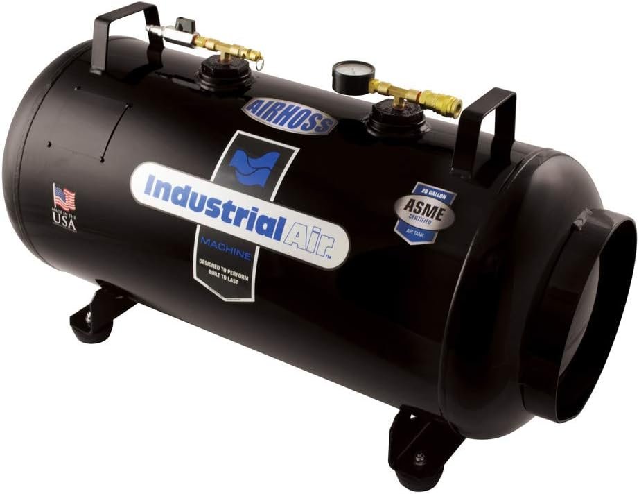 Industrial Air IT20ASME 20 Gallon ASME Certified Vertical/Horizontal Air Receiver Tank