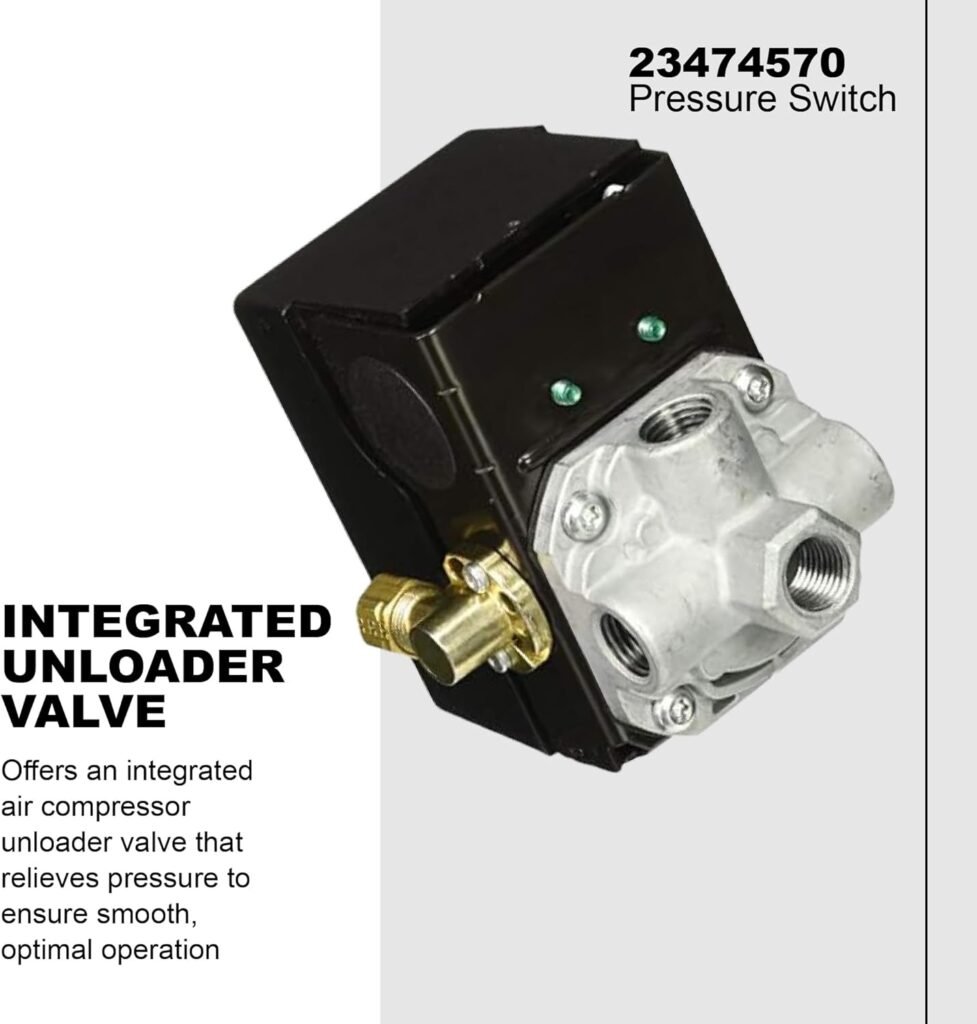 Ingersoll-Rand 23474570 Pressure Switch for Two Stage Compressor