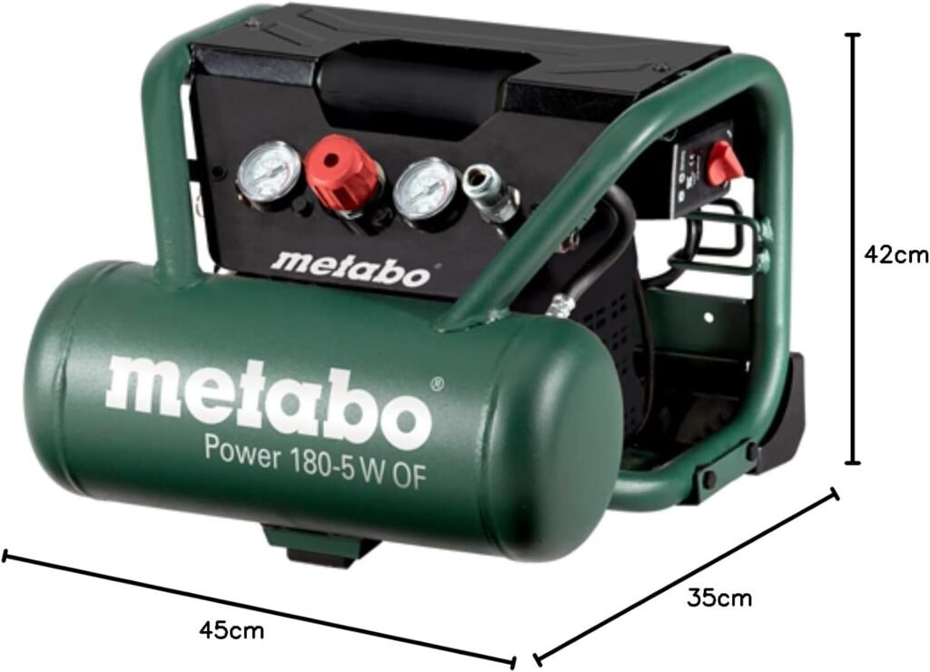 Metabo 601531000 Power 180-5 W of 1.1kw Compressor 240V