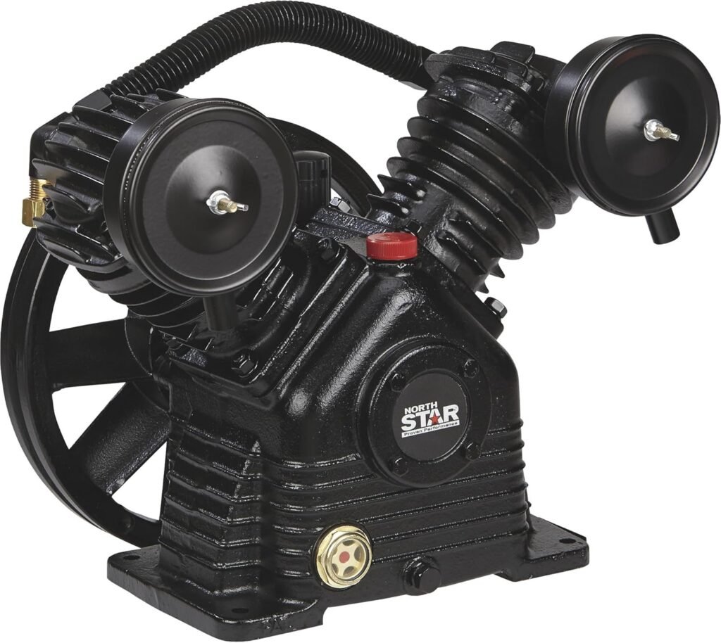 NorthStar Air Compressor Pump - 1-Stage, 2-Cylinder, 13.7 CFM at 90 PSI