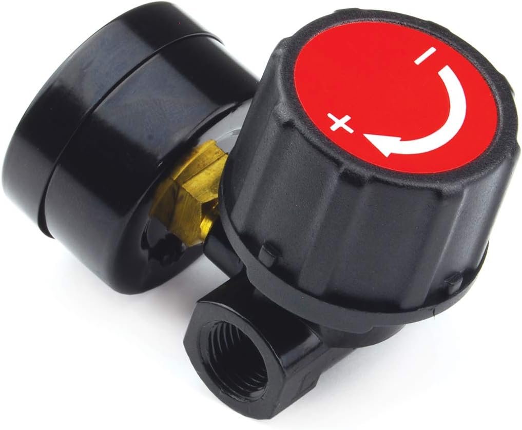Primefit CR1401G Replacement Air Regulator with Steel-Protected Gauge, 1/4 Npt