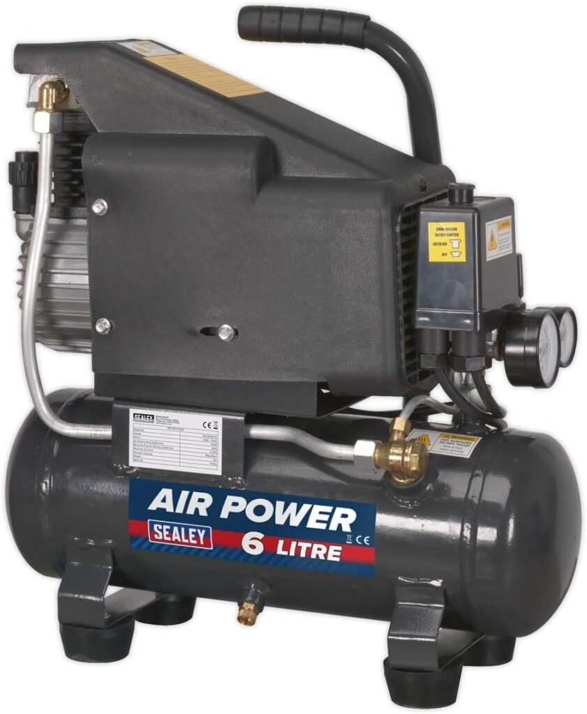 Sealey Sac0610E Compressor 6Ltr Direct Drive 1Hp