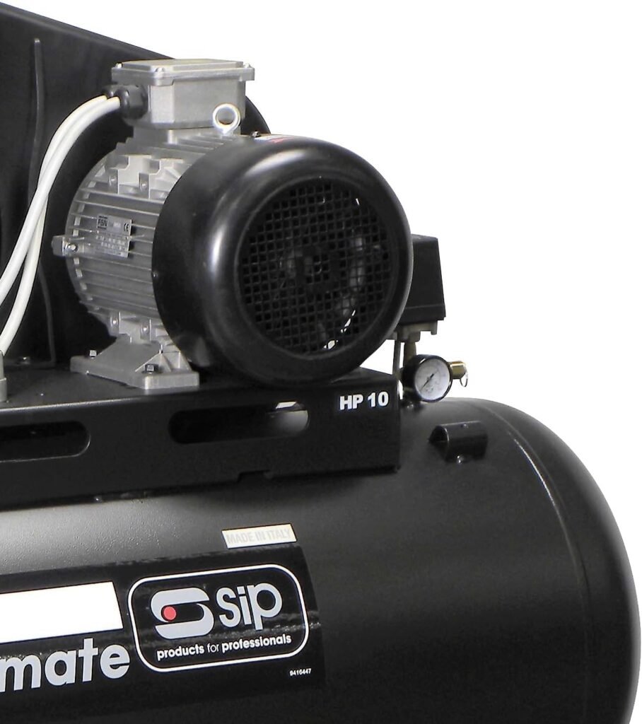 SIP Airmate TN10/270 Belt Drive Air Compressor, 400V 20A 3-Phase, 270L, 10hp / 7.5kW, 145psi / 10 Bar 42CFM