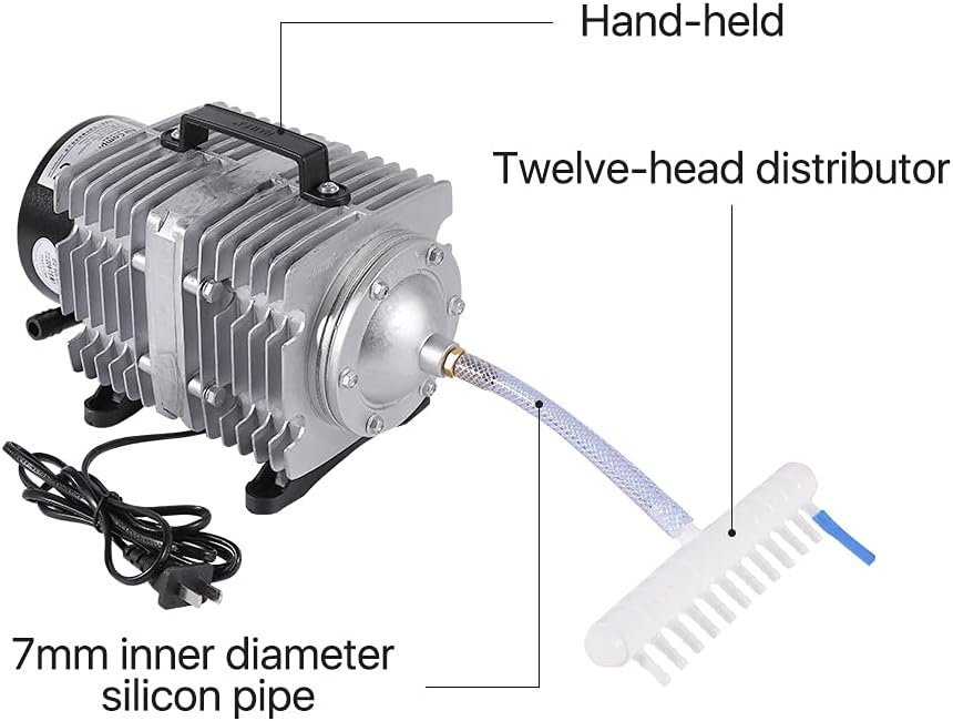 Cloudray 135W Air Compressor Electrical Magnetic Commercial Air Pump 120L/min for CO2 Laser Engraving Cutting Machine ACO-009D（110V 60Hz)