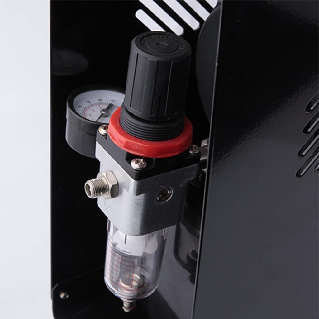 Fengda AS-186A Professional Airbrush Compressor/with Tank/Autostop 4Bar/Autostart 3Bar/Quiet/Oil-Free Fengda AS-186A Professional Airbrush Compressor/with Tank/Autostop 4Bar/Autostart 3Bar/Quiet/Oil-Free