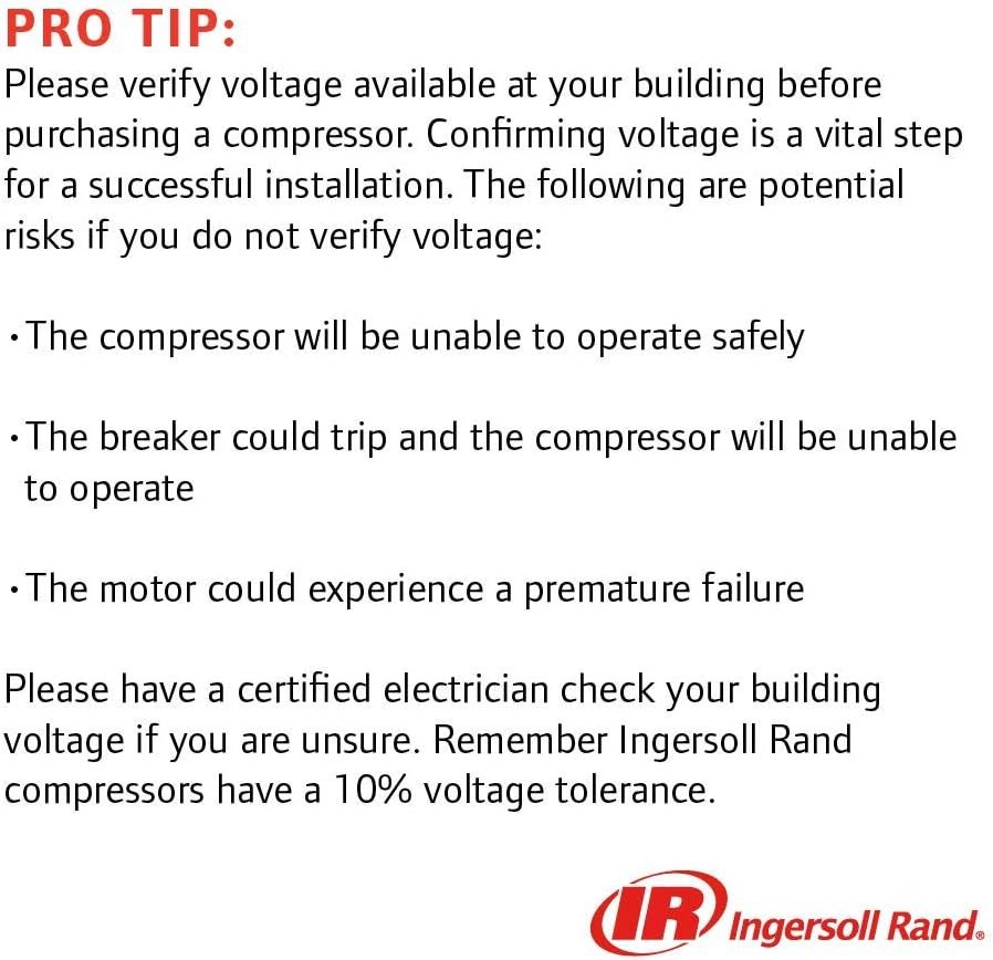Ingersoll Rand 2340L5-V 5 hp Type 30 2 Stage Reciprocating Compressor