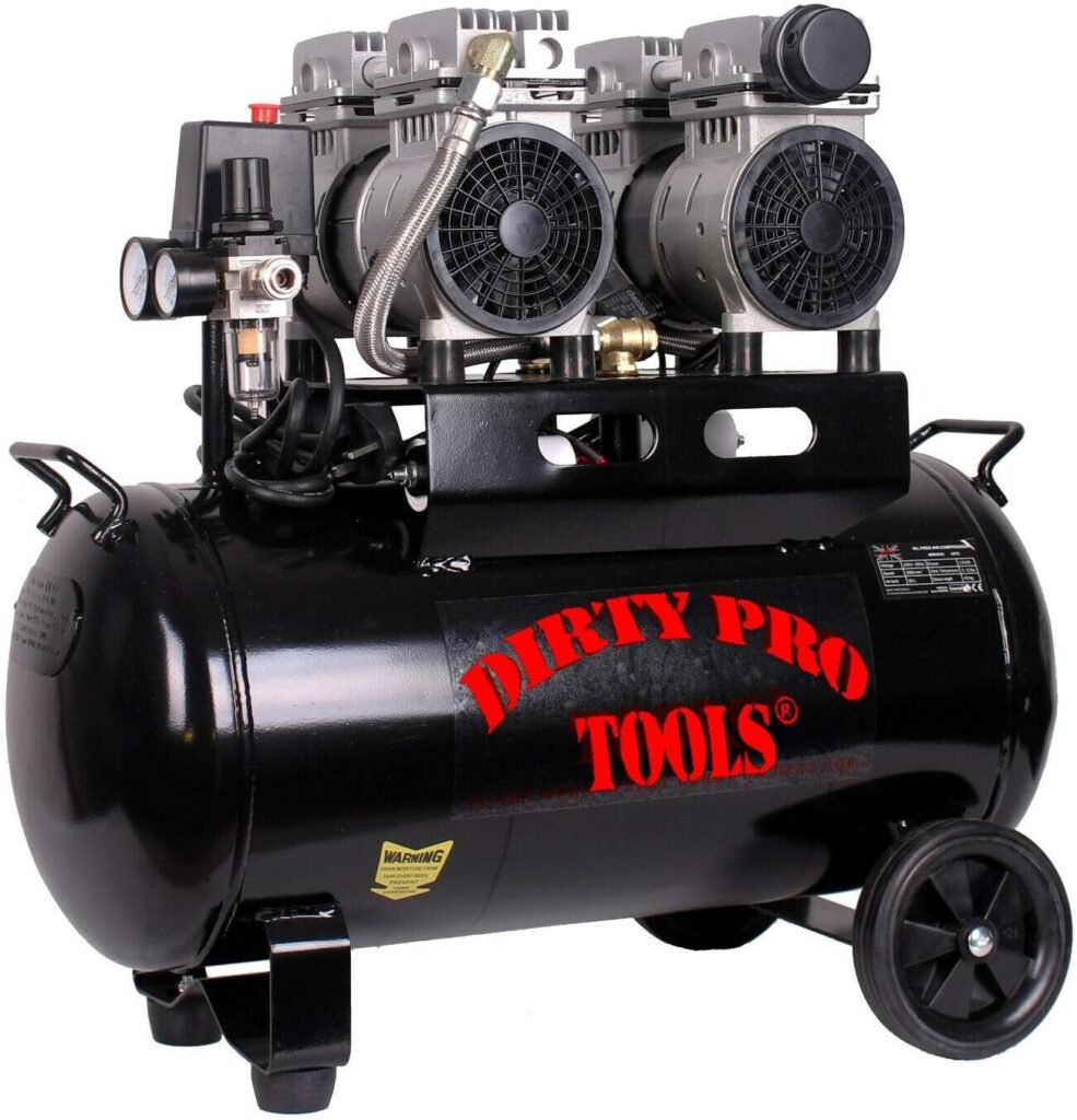 Low Noise Silent 50 litres Air Compressor Oil Free