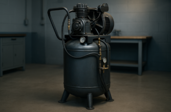 PORTER-CABLE – Porter-Cable PXCMLC3706056 3.7 HP 60 Gallon Oil-Lube Vertical Stationary Air Compressor