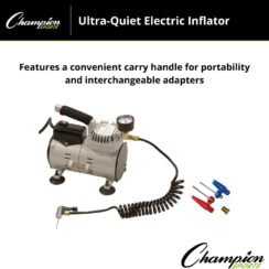 Champion Sports Electric Inflation Air Pump Compressor – Multiple Designs and Features
