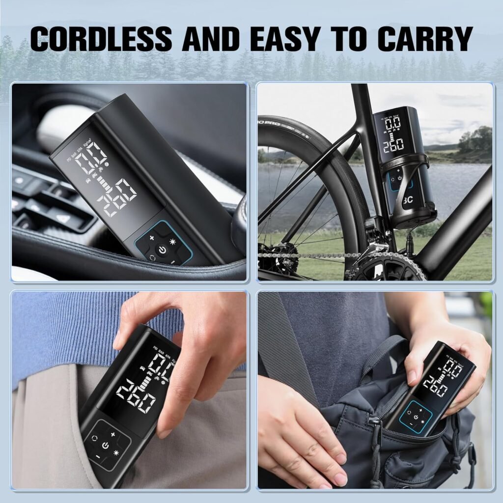 DBC - Portable air compressor for inflating tires