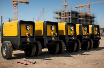 5 Industrial Portable Air Compressors That Boost Your Job Site Efficiency