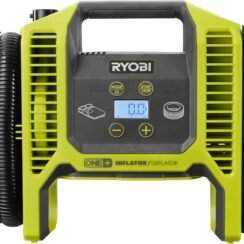 RYOBI 18V ONE+ Battery Multicompressor R18MI-0 Digital Max Pressure 10.3 Bar Without Battery and Charger – Green