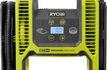RYOBI 18V ONE+ Battery Multicompressor R18MI-0 Digital Max Pressure 10.3 Bar Without Battery and Charger – Green