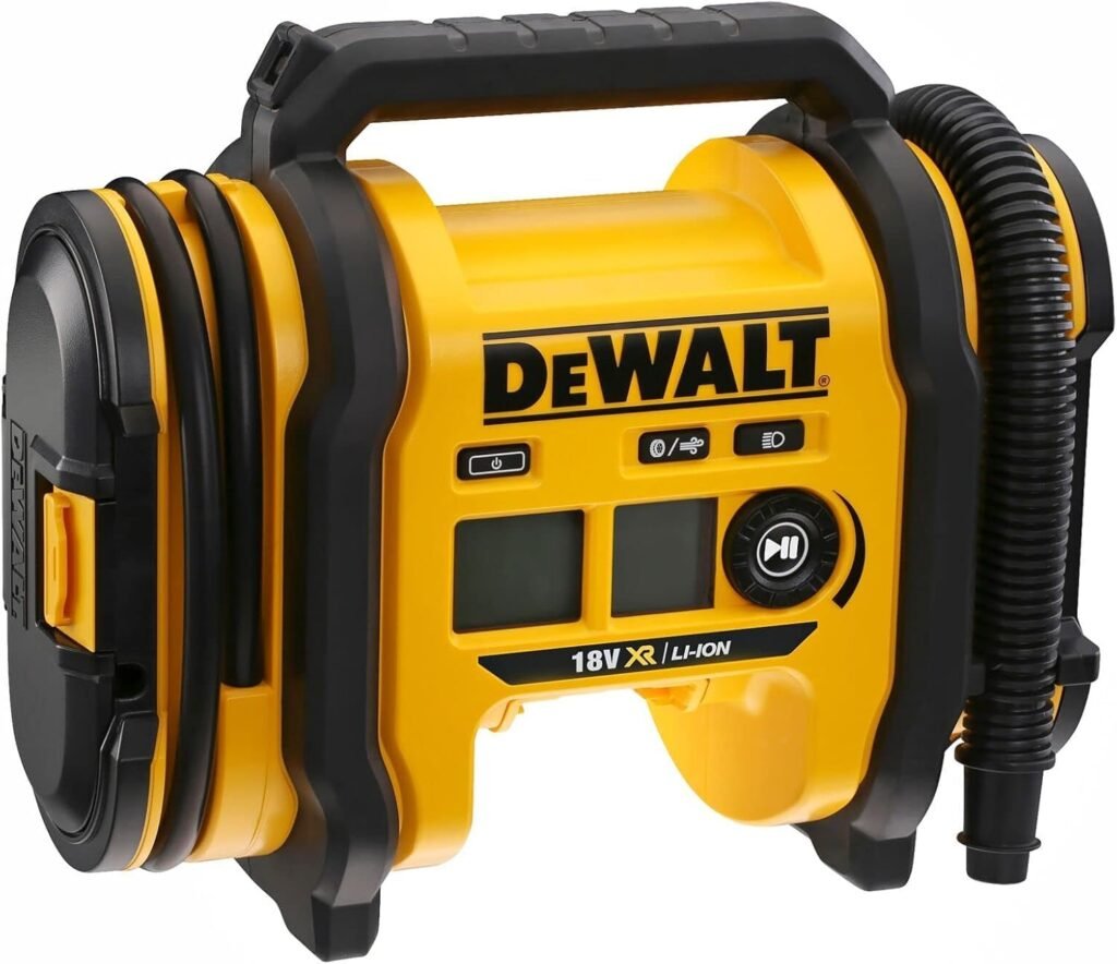 Dewalt DCC018N-XJ Akku-Kompressor DCC N Volt Triple Source Inflator, Black/Yellow 18V XR Lithium-Ion Battery Dewalt DCC018N-XJ Akku-Kompressor DCC N Volt Triple Source Inflator, Black/Yellow 18V XR Lithium-Ion Battery