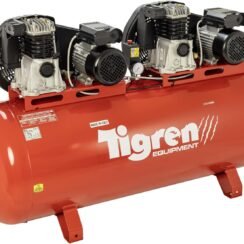 TIGREN Tandem Belt Drive Air Compressor Review — Industrial Powerhouse Tested