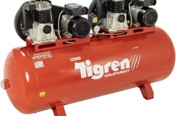 TIGREN Tandem Belt Drive Air Compressor Review — Industrial Powerhouse Tested